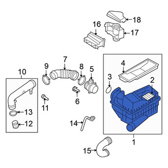 Volkswagen OE - Air Filter and Housing Assembly