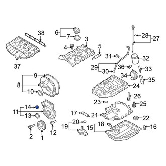 Volkswagen OE - Engine Timing Cover Seal