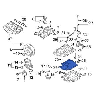 Volkswagen OE - Engine Oil Sump Windage Tray