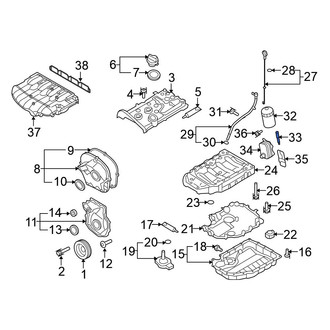 Volkswagen OE - Engine Oil Filter Adapter