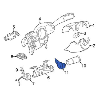 Volkswagen OE - Steering Column Cover Plug