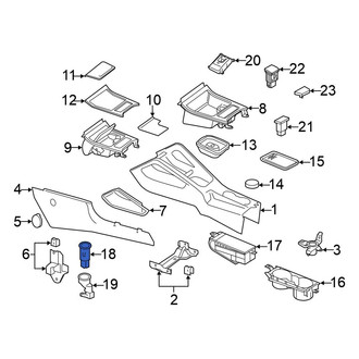 Volkswagen OE - Front 12 Volt Accessory Power Outlet