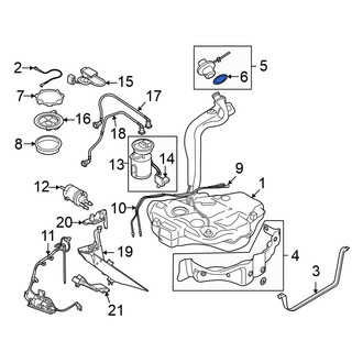 Volkswagen OE - Fuel Tank Cap Seal