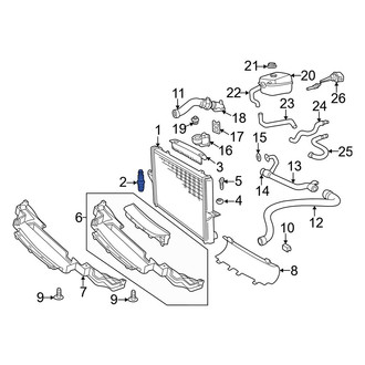 Volvo OE - Radiator Drain Plug