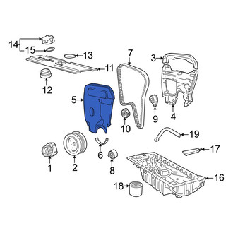 Volvo OE - Upper Outer Engine Timing Cover