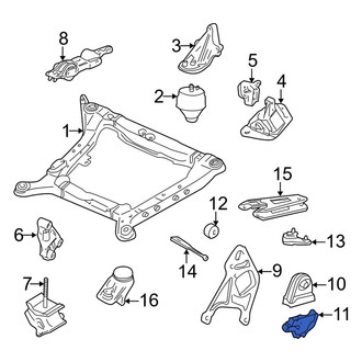 Volvo OE - Lower Engine Mount Bracket
