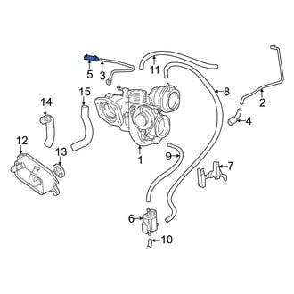 Volvo OE - Turbocharger Coolant Line