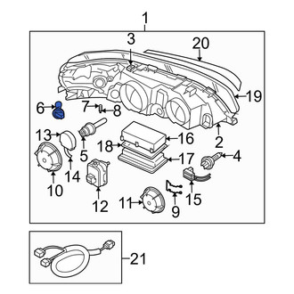 Volvo OE - Turn Signal & Parking Light Bulb