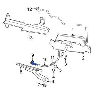 Volvo OE - Front Left Headlight Washer Nozzle