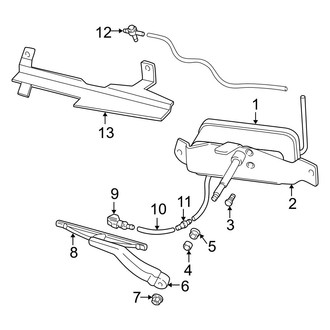 Volvo OE - Front Lamps - Washer Components
