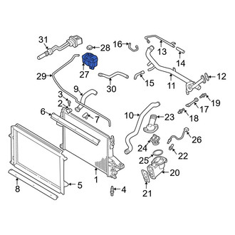 Volvo OE - Engine Coolant Reservoir