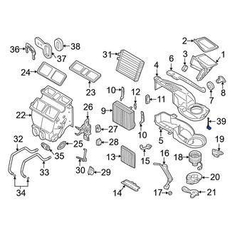 Volvo OE - A/C Evaporator Temperature Sensor