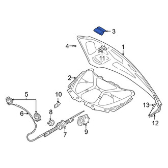 Volvo OE - Hood Insulation Pad Clip