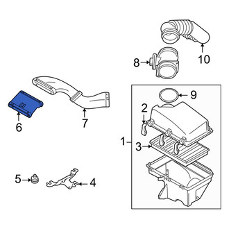 Volvo OE - Front Engine Air Intake Hose