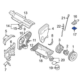 Volvo OE - Engine Variable Valve Timing (VVT) Solenoid Seal
