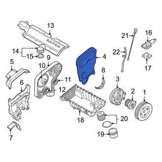 Volvo OE - Upper Outer Engine Timing Cover