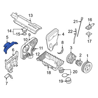 Volvo OE - Upper Inner Engine Timing Cover
