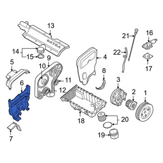 Volvo OE - Upper Inner Engine Timing Cover