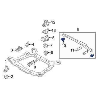Volvo OE - Lower Engine Mount Bracket