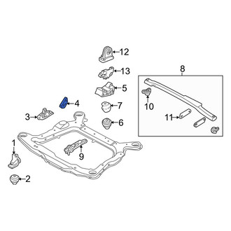 Volvo OE - Lower Engine Mount Bracket