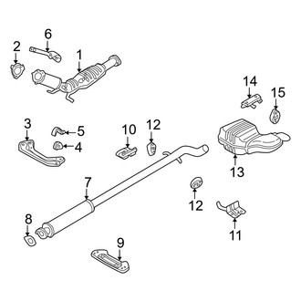 Volvo OE - Exhaust System - Exhaust Components (X/C)