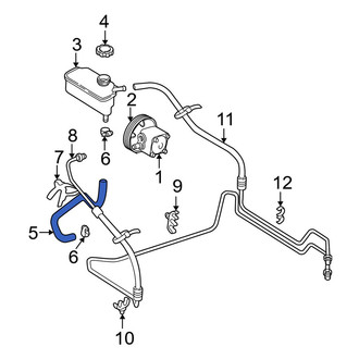 Volvo OE - Power Steering Return Hose