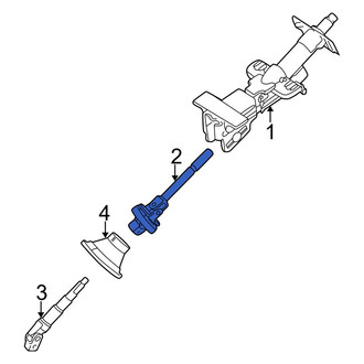 Volvo OE - Upper Steering Shaft