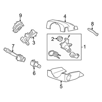 Volvo OE - Steering Column - Shroud, Switches & Levers (X/C)