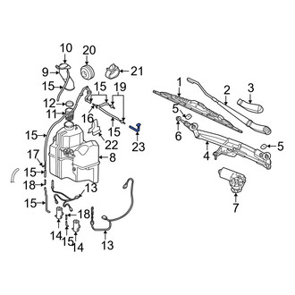 Volvo OE - Front Windshield Washer Nozzle