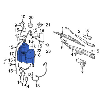 Volvo OE - Front Washer Fluid Reservoir