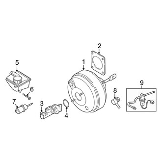 Volvo OE - Cowl - Components on Dash Panel (X/C)