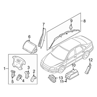 Volvo OE - Restraint Systems - Air Bag Components