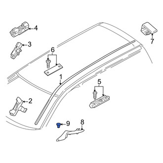 Volvo OE - Front Roof Drip Molding Clip