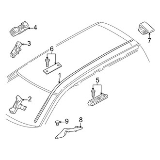 Volvo OE - Roof - Exterior Trim (W/O Luggage Rack)