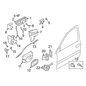 Volvo OE - Front Door - Lock & Hardware