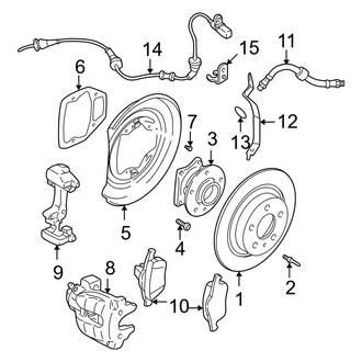 Volvo OE - Rear Suspension - Brake Components (X/C)