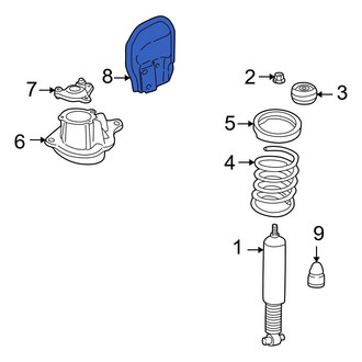 Volvo OE - Rear Left Suspension Shock Absorber Mount