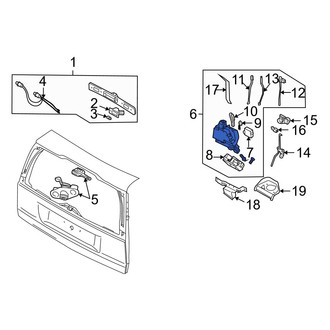 Volvo OE - Rear Liftgate Latch