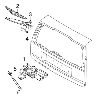 Volvo OE - Lift Gate - Wiper & Washer Components (Base)