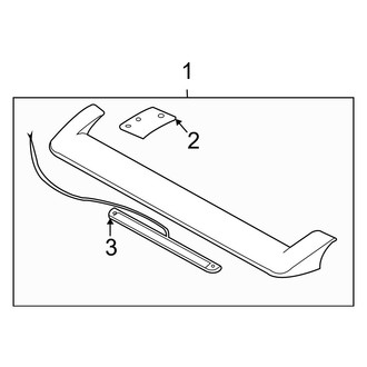 Volvo OE - Lift Gate - Spoiler