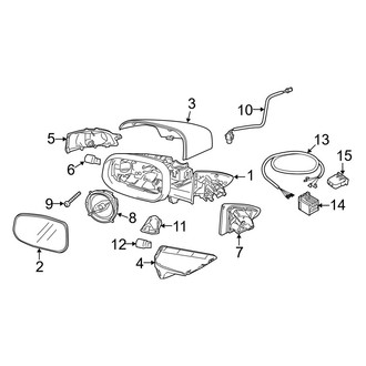 Volvo OE - Front Door - Outside Mirrors (W/O Blis), (Base)