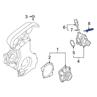 Volvo OE - Engine Coolant Temperature Sensor Clip