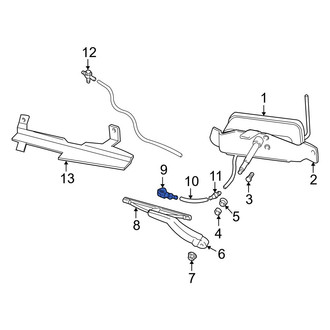 Volvo OE - Front Left Headlight Washer Nozzle
