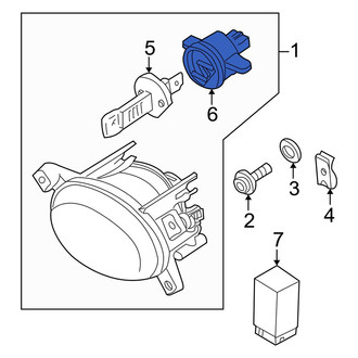 Volvo OE - Front Fog Light Socket