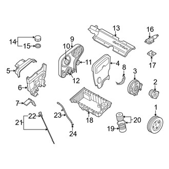 Volvo OE - Engine Oil Dipstick Tube O-Ring