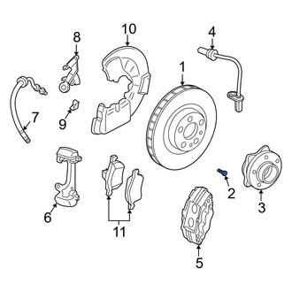 Volvo OE - Bumper Impact Bar Bolt