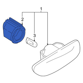 Volvo OE - Front Side Marker Light Socket