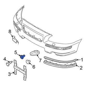 Volvo OE - License Plate Bracket Grommet