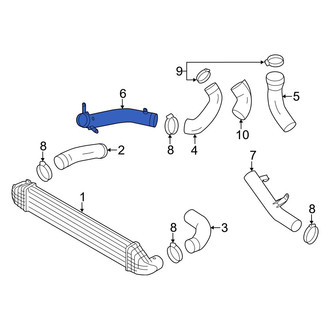 Volvo OE - Right Intercooler Pipe