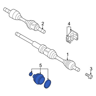 Volvo OE - Front Inner CV Joint Boot Kit